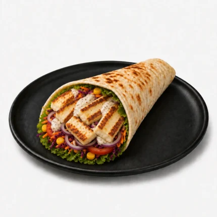 Halloumi im Fladenbrot