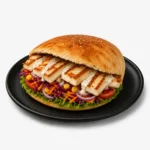 Halloumi im Taschenbrot